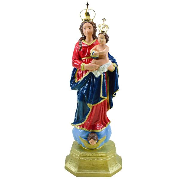Nossa Senhora de Nazaré 42 cm com coroa deMetal