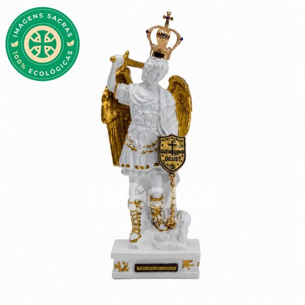 São Miguel Arcanjo do Monte Gargano Coroado – A Imagem da Proteção Celestial (20cm)