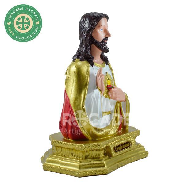 Sagrado Coração de Jesus busto de Mesa 19 Cm (AG)