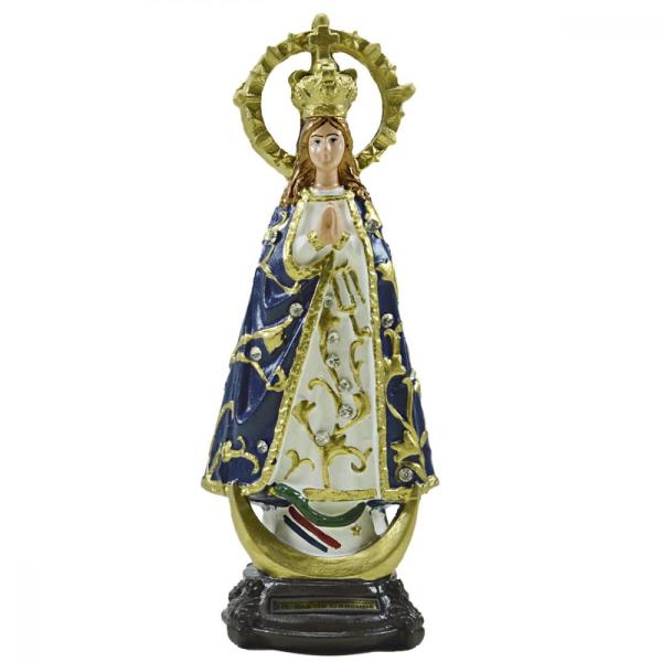 Capela 34 cm com imagem de Nossa Senhora de Caacupé 21 CM 