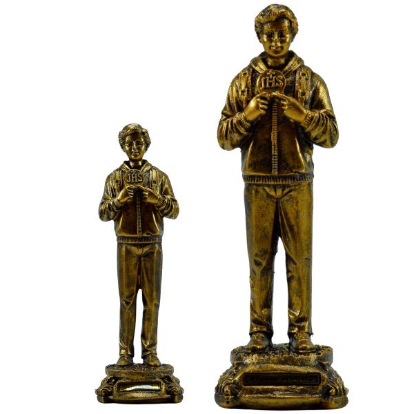 Carlo Acutis 30 cm-Estilo Ouro Velho