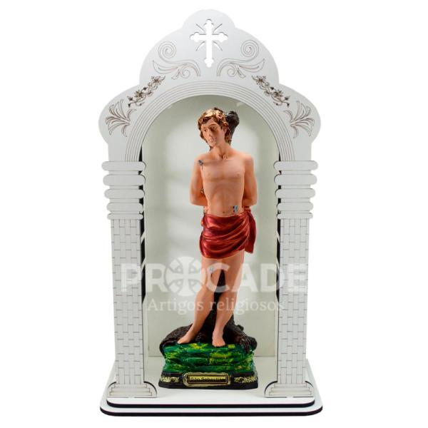 Capelão 60 cm com  São Sebastião 