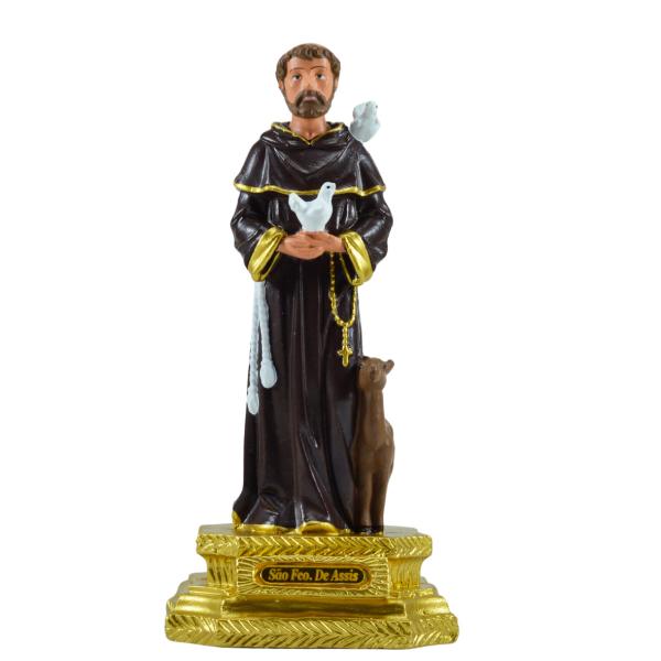 Capela 34 cm com Imagem de São Francisco de Assis 23 cm (AG)