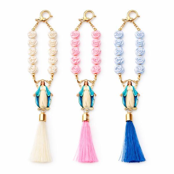 Dezena Nossa Senhora das Graças com Tassel Decorativo-12 unidades