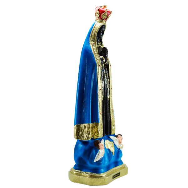 Nossa Senhora Aparecida com coroa de PVC (60 CM )