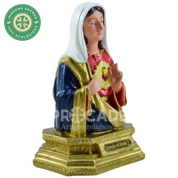 Sagrado Coração de Maria busto de Mesa 19 Cm (AG)