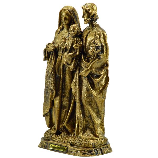 Sagrada Família 30 cm Ouro Velho