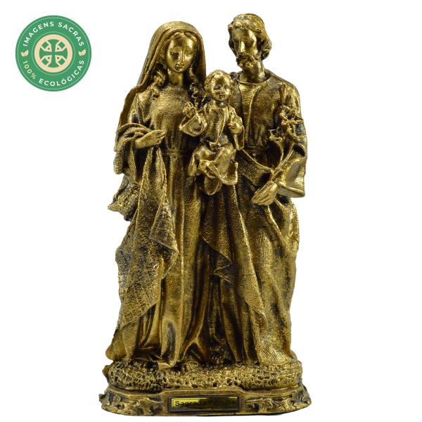 Sagrada Família 30 cm Ouro Velho