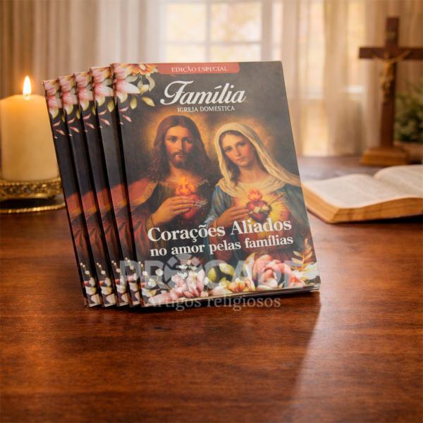 Nossa Senhora Aparecida 39cm + Terço e Livro GRÁTIS (Kit Completo)