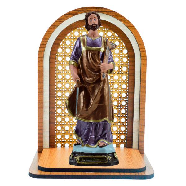 Aparador Oratório com São José Operário 20 cm 