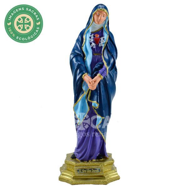 Capela 46 cm com Imagem de Nossa Senhora das Dores.
