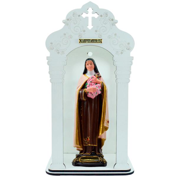 Capela 46 cm com Santa Terezinha 30 cm