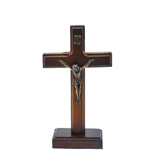 Cruz em madeira Pigmentada 19 cm (02 Unidades) 