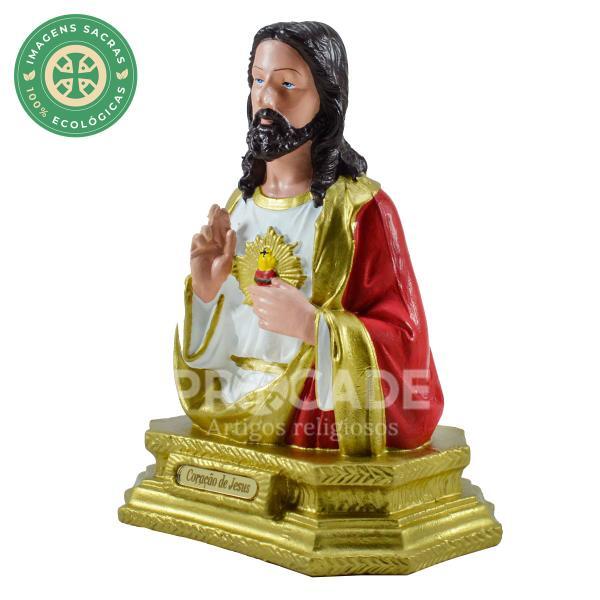 Sagrado Coração de Jesus busto de Mesa 19 Cm (AG)