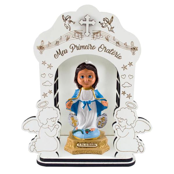Oratório infantil 25Cm Nossa Senhora das Medalhas (AG)