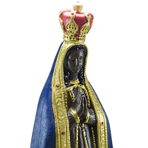 Nossa Senhora Aparecida com coroa de borracha (60 CM )