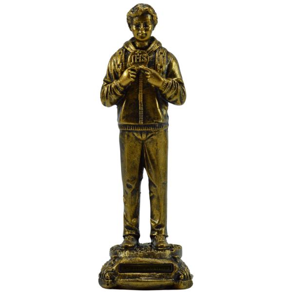 Carlo Acutis 30 cm-Estilo Ouro Velho