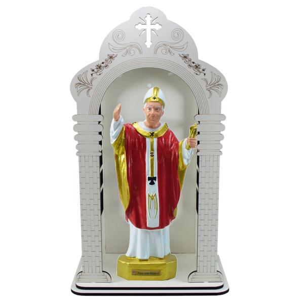 Capelão 60cm com Imagem do Papa João Paulo II 