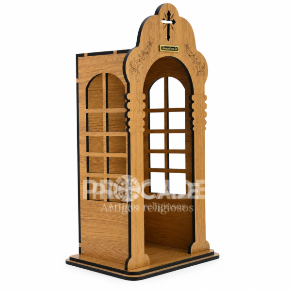 Kit Capelas Oratório em MDF – 4 Tamanhos – 25, 34, 46 e 60 cm