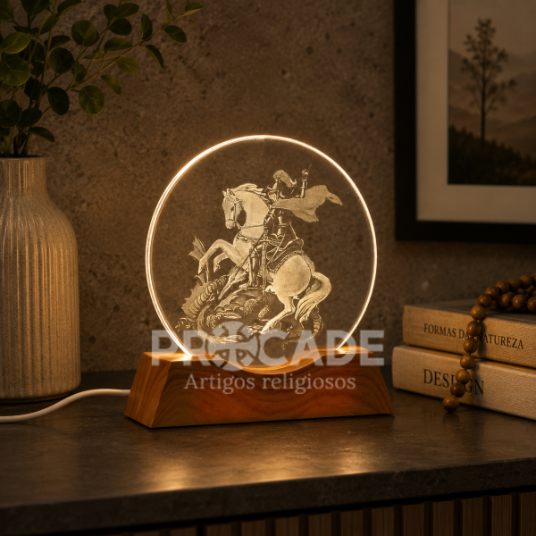 Luminária LED Slim Laser USB 10cm – São Jorge