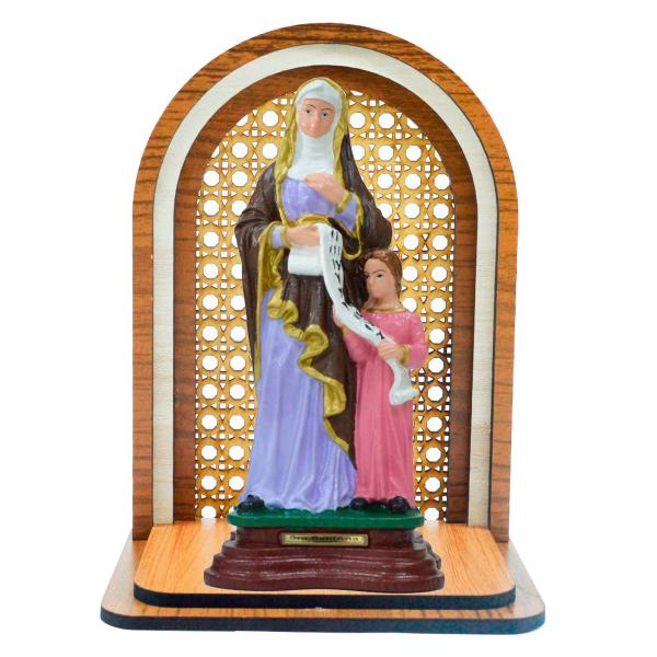 Aparador Oratório com Sant Ana 21 cm