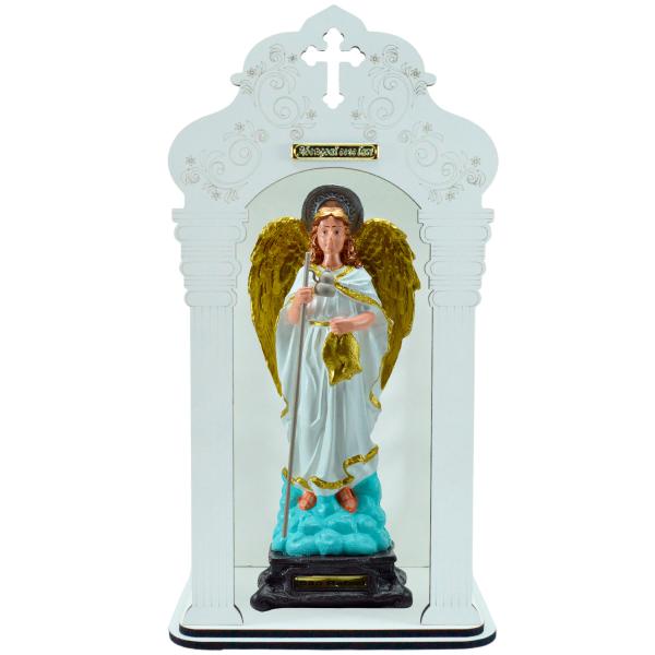 Capela 46 cm com Imagem de São Rafael.