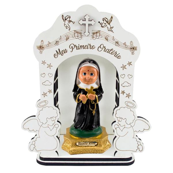 Oratório infantil 25Cm Santa Rita Baby (AG)