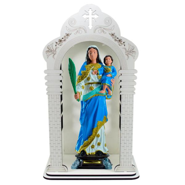 Capela 60 Cm com Nossa Senhora da Palma 40 cm