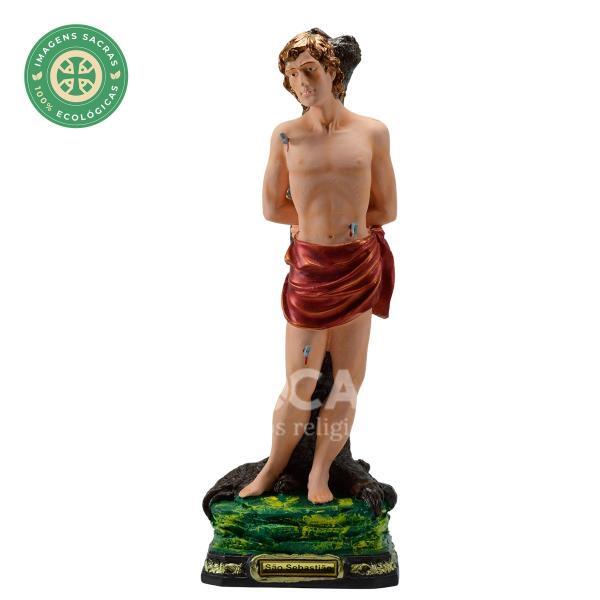 Capelão 60 cm com  São Sebastião 