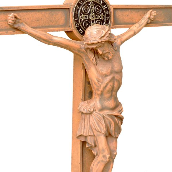 Crucifixo de São Bento 70 cm  Estilo Barroco