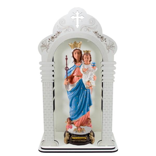 Capela 60 Cm com Nossa Senhora do Livramento.