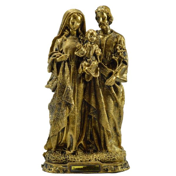 Sagrada Família 30 cm Ouro Velho