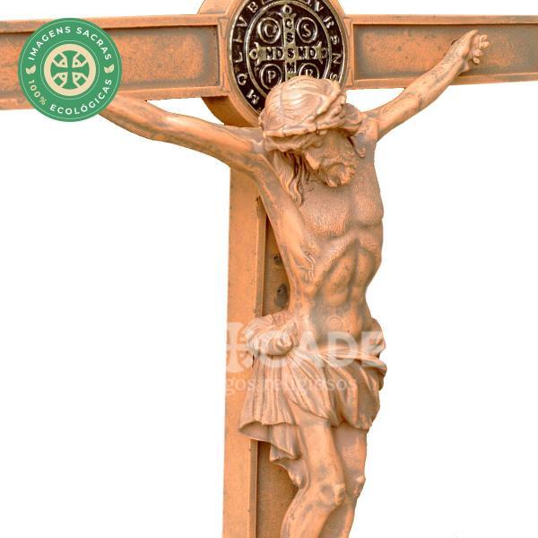 Crucifixo de São Bento 70 cm  Estilo Barroco