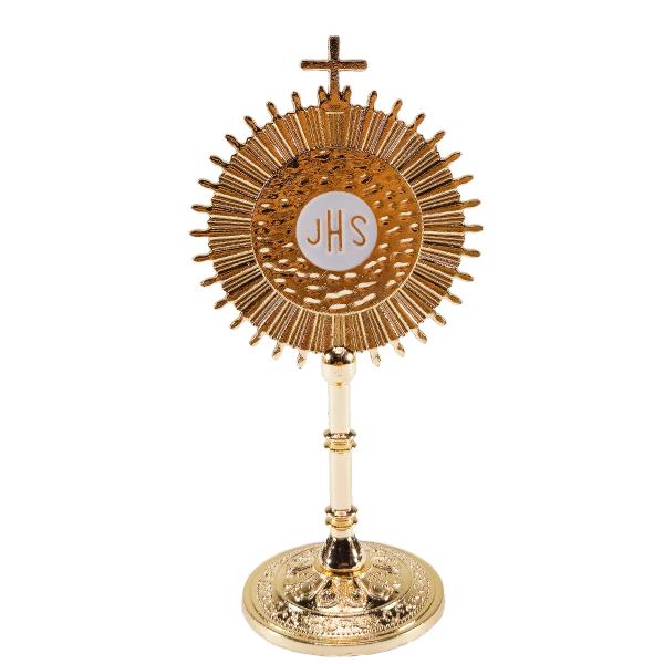 Ostensório  Dourado de mesa 10 cm (Dúzia-R$ 9,00)