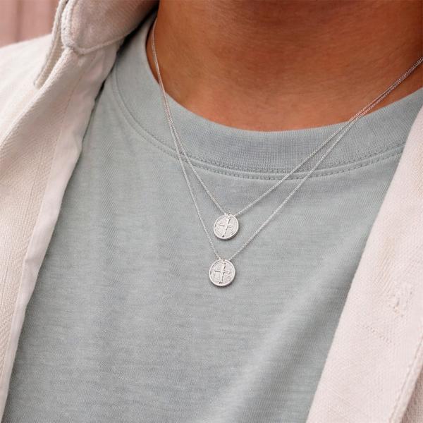 Escapulário prata de São Bento (12 Unidades)