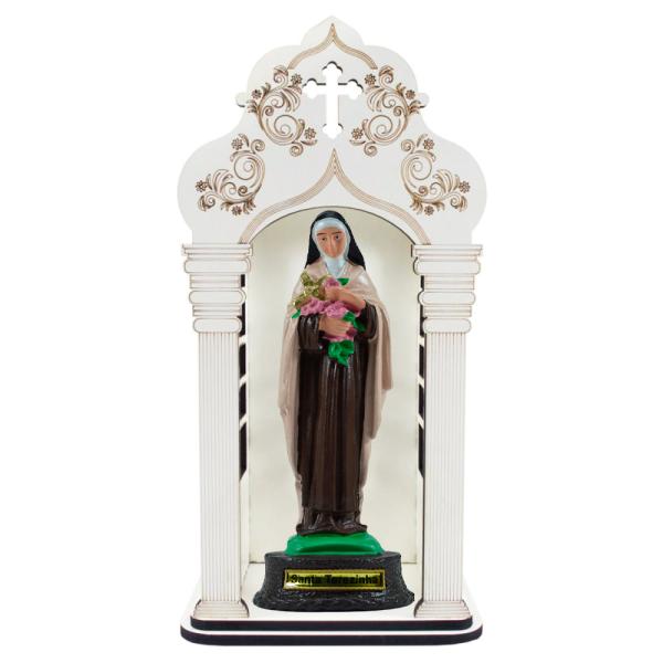 Capela 34 cm com Imagem Santa Terezinha 