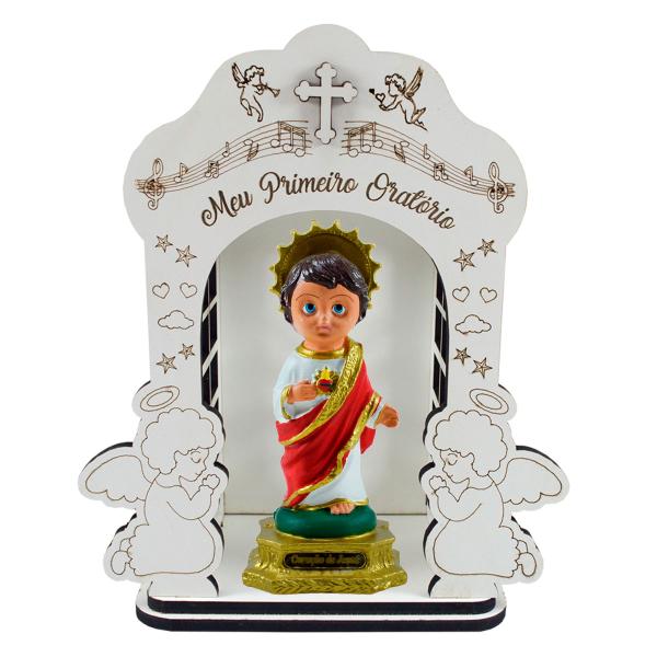 Oratório infantil 25Cm Sagrado Coração de Jesus