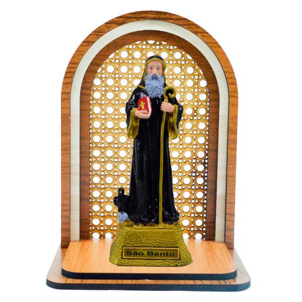 Aparador Oratório com São Bento 21cm 
