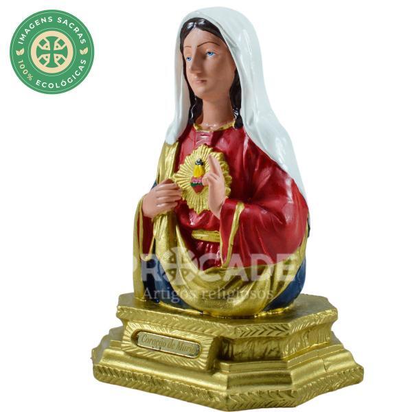 Sagrado Coração de Maria busto de Mesa 19 Cm (AG)