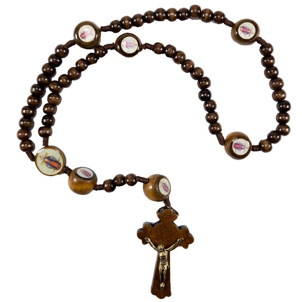 Terço Jesus das Santas Chagas 10 mm (06 Unidades-R$ 18,00 cada)