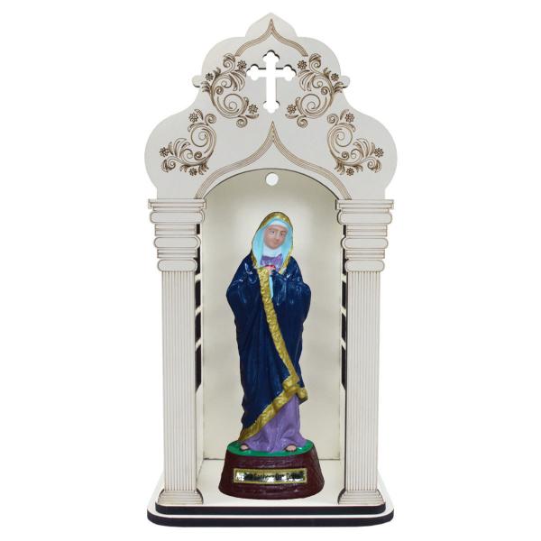 Capela 34 cm com Imagem de Nossa Senhora das Dores