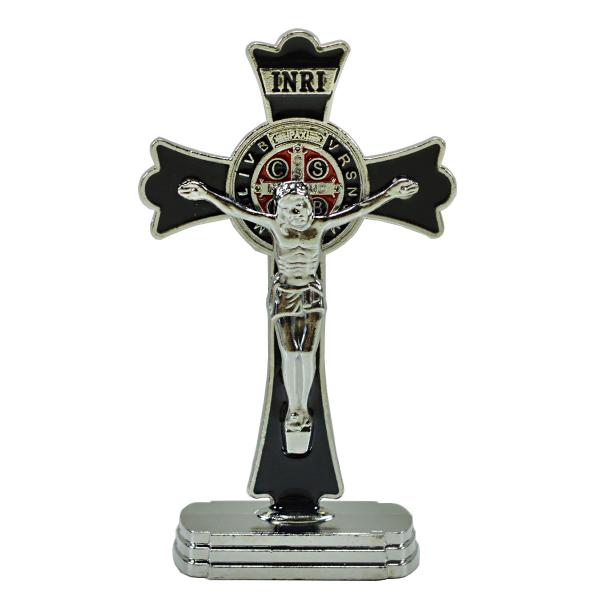 Cruz de São Bento para painel em metal 8 CM (DÚZIA)
