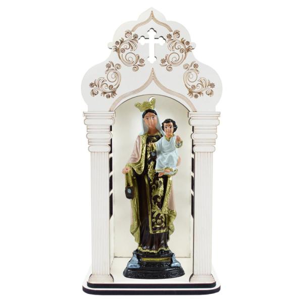 Capela 34 Cm com Imagem N.sra do Carmo 