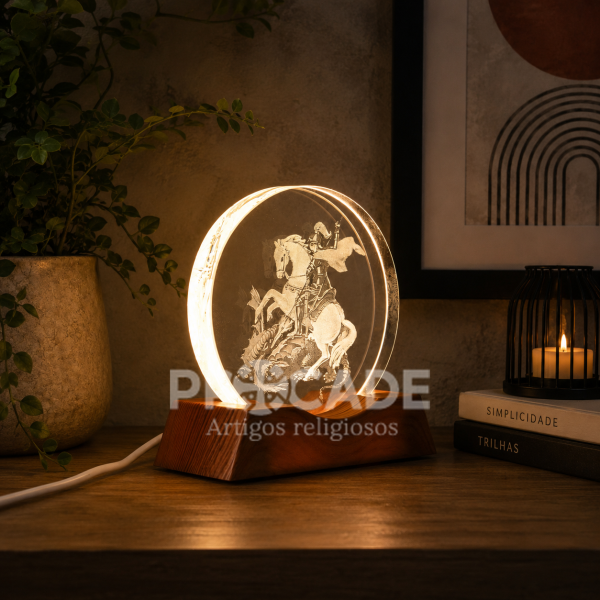 Luminária LED Slim Laser USB 10cm – São Jorge