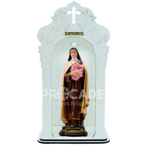 Capela 46 cm com Santa Terezinha 30 cm