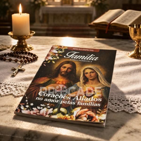 Kit com 10 Livros de Orações – Família Igreja Doméstica Corações aliados no amor pelas famílias