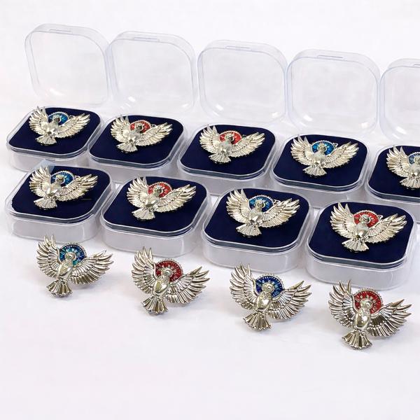 Broche do Espítito Santo Prata (12 unidades)