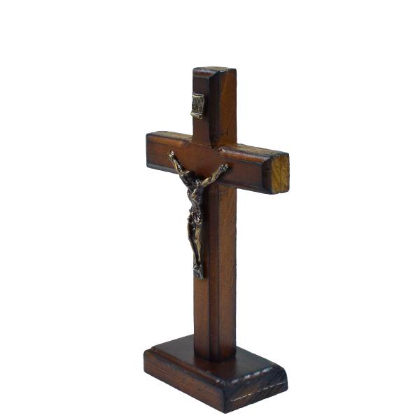 Cruz em madeira Pigmentada 13 cm (05 Unidades) 