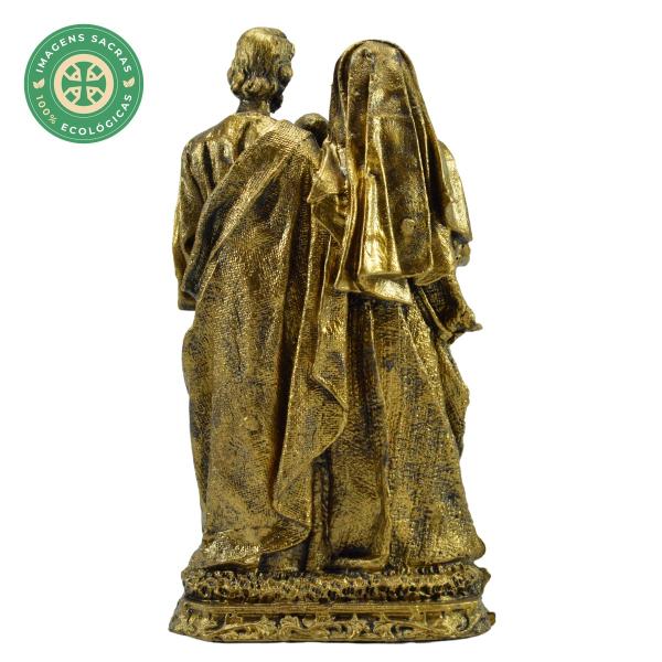 Sagrada Família 30 cm Ouro Velho
