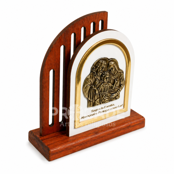 ADORNO DE MESA IGREJINHA SAGRADA FAMÍLIA 14x13